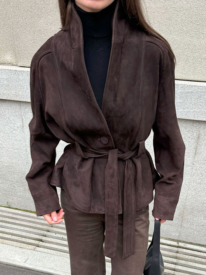 ROM WILD LEATHER COAT
